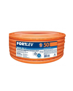 Mangueira Eletroduto Corrugado Reforçado 32mm Laranja - Fortlev