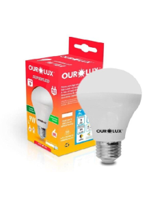 Lampada Superled Amarela 9W 3000K E27 - Ourolux