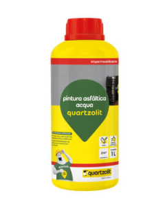 Pintura Asfáltica Acqua Preto 1,0Lt - Quartzolit