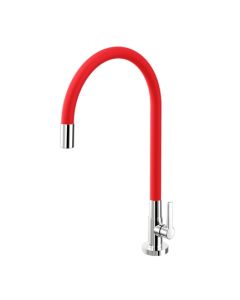 Torneira Cozinha Mesa Bica Alta Galiflex Vermelho Chrome  966979 - Docol