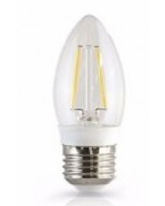 Lampada Vela 3W Bivolt E27 6400K Branca - Ourolux