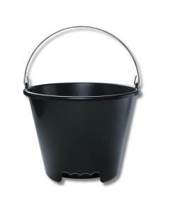 Balde Concret PVC Preto 12L - MAX