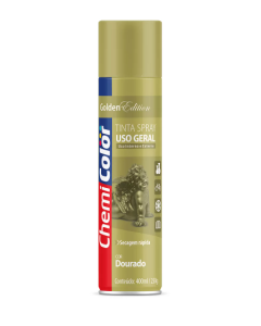 Spray Dourado Brilhante 400ml - Chemicolor