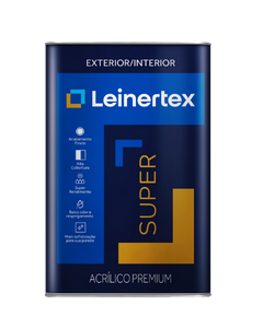 Tinta Super Acrílica Premium Fosco 18Lt Vermelho Rubi - Leinertex