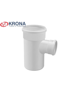 Tee NBR Plast Red para Esgoto 100x75mm - Krona