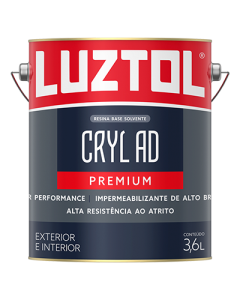 Resina Cryl Eco Incolor 3,6Lt Base Solvente - Luztol