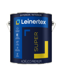 Tinta Super Acrílica Premium Semibrilho 18Lt Branco Neve - Leinertex